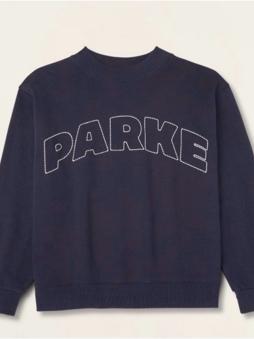 Navy PARKE x TARGET mockneck